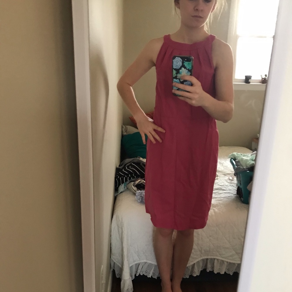 High neck LOFT dress